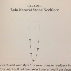 Nakamol Lala Natural Stone Necklace - NEVER WORN!